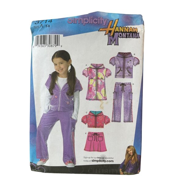 Simplicity Sewing Pattern Lot of 4 Patterns UNCUT Girls Pants Top Dresses sz 3-8 - Picture 5 of 5